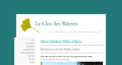Desktop Screenshot of gite-chambres-nyons.com
