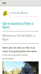 Mobile Screenshot of gite-chambres-nyons.com